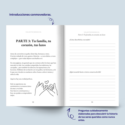 Diario: Quiero conocer tu historia